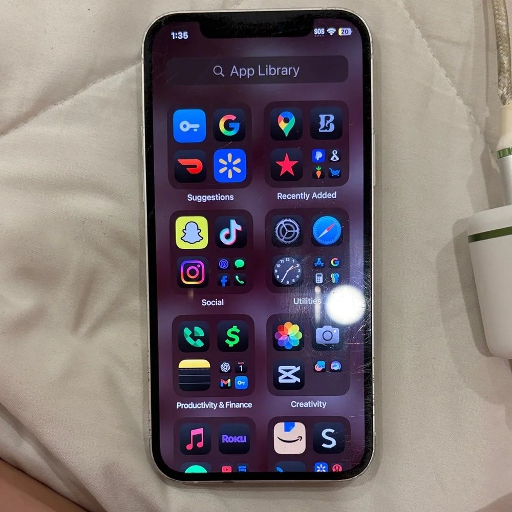 Apple Black and Silver Smartphone